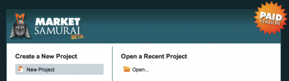 market-samurai-new-project