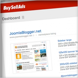 Serving ads with Buysellads.com